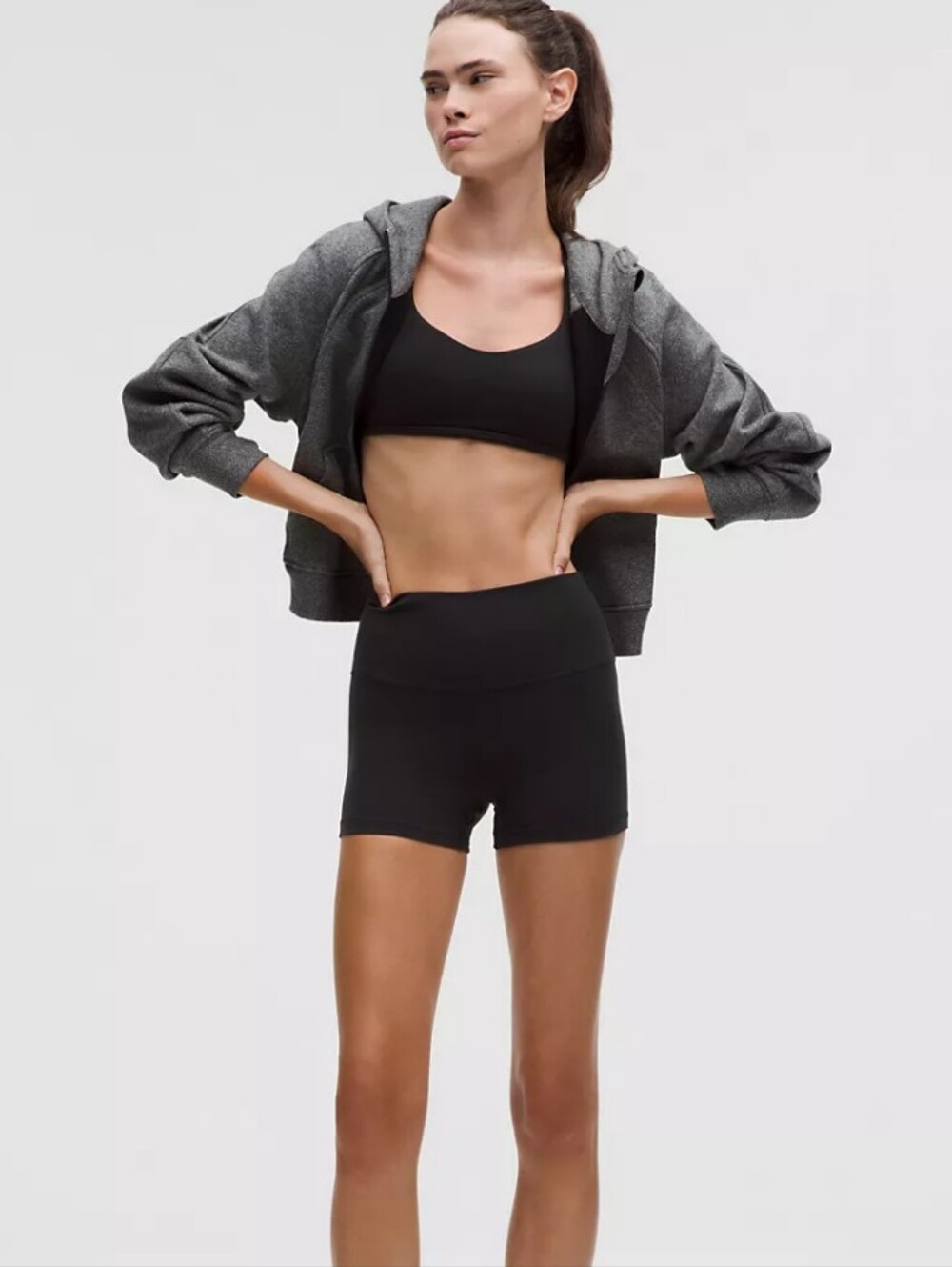 Lululemon Align High Rise Short 6 Size 4, Black